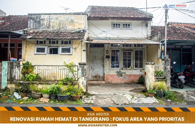 Renovasi rumah hemat di Tangerang