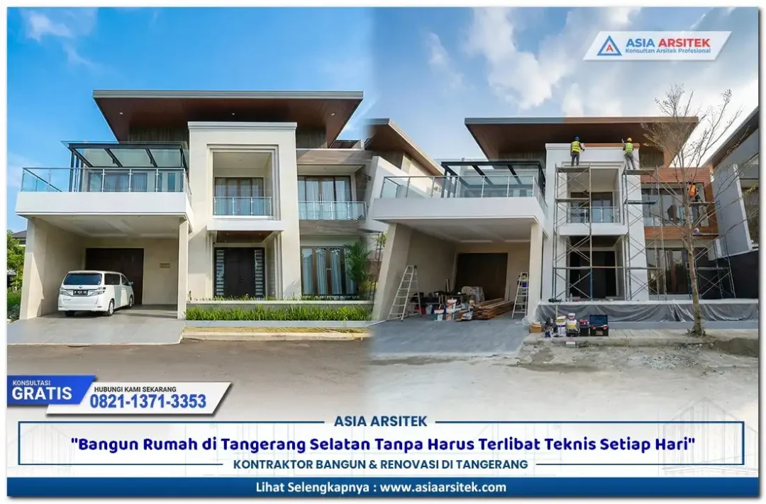 Bangun Rumah di Tangerang Selatan Tanpa Harus Terlibat Teknis Setiap Hari