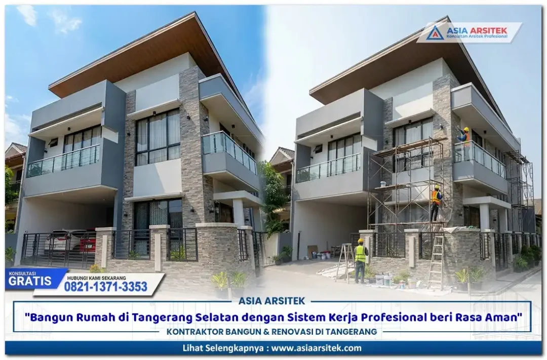Bangun Rumah di Tangerang Selatan dengan Sistem Kerja Profesional yang Memberi Rasa Aman