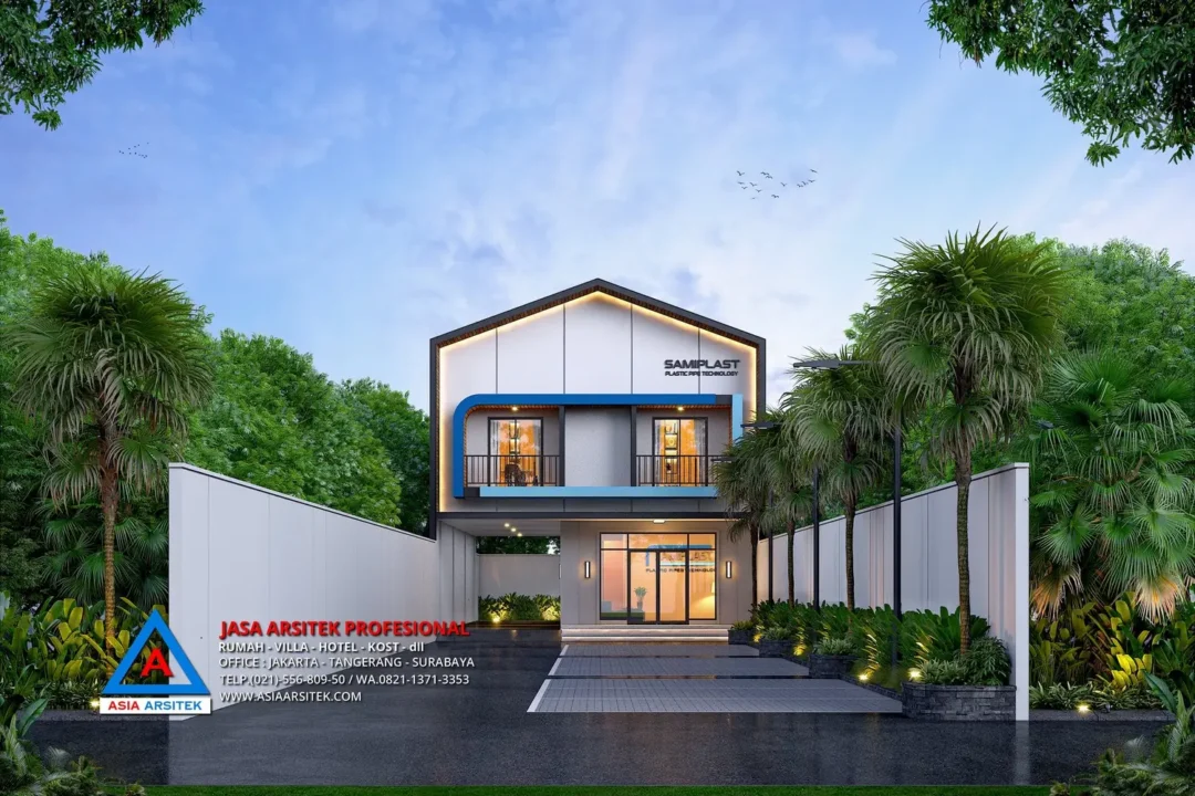 Jasa Arsitek Desain Kantor 2 Lantai di Serpong Tangerang Selatan, Desain Kantor Pribadi, Desain kantor minimalis modern, Desain Kantor Modern, Desain Kantor Minimalis tampak depan, Inspirasi desain kantor, Desain kantor mewah,