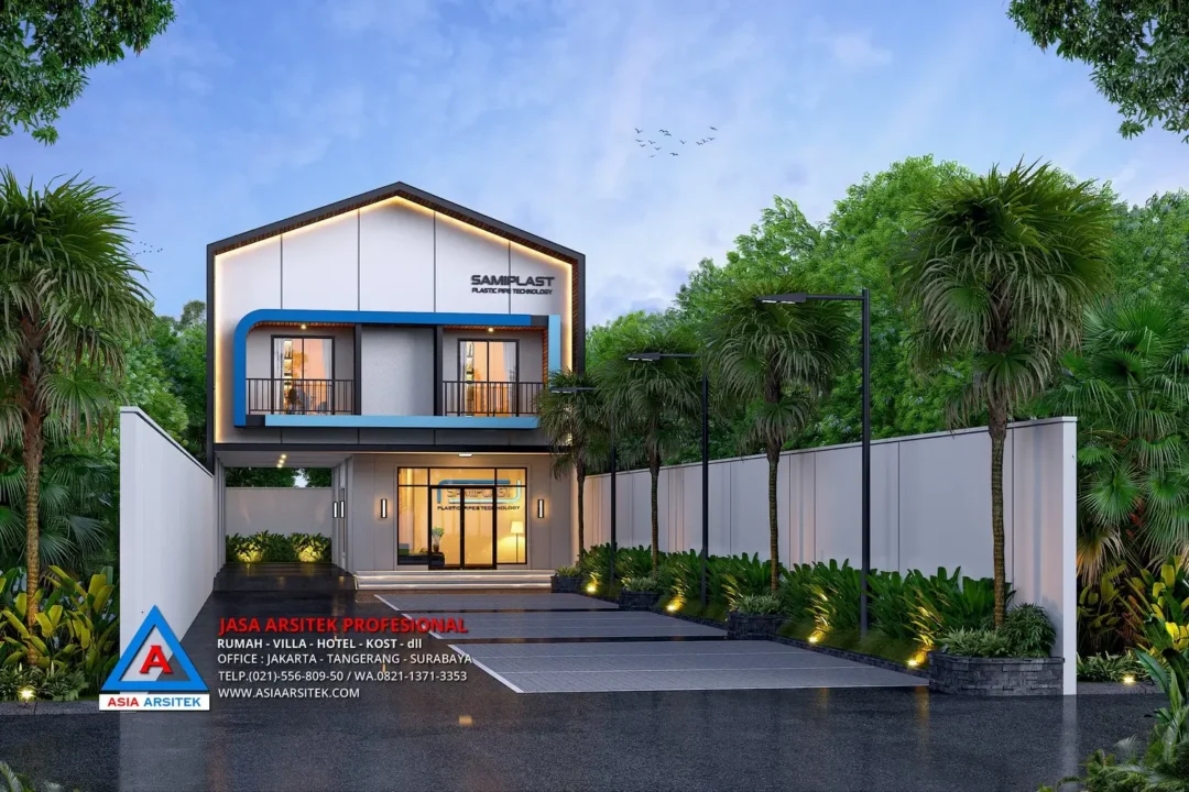 Jasa Arsitek Desain Kantor 2 Lantai di Serpong Tangerang Selatan, Desain Kantor Pribadi, Desain kantor minimalis modern, Desain Kantor Modern, Desain Kantor Minimalis tampak depan, Inspirasi desain kantor, Desain kantor mewah,