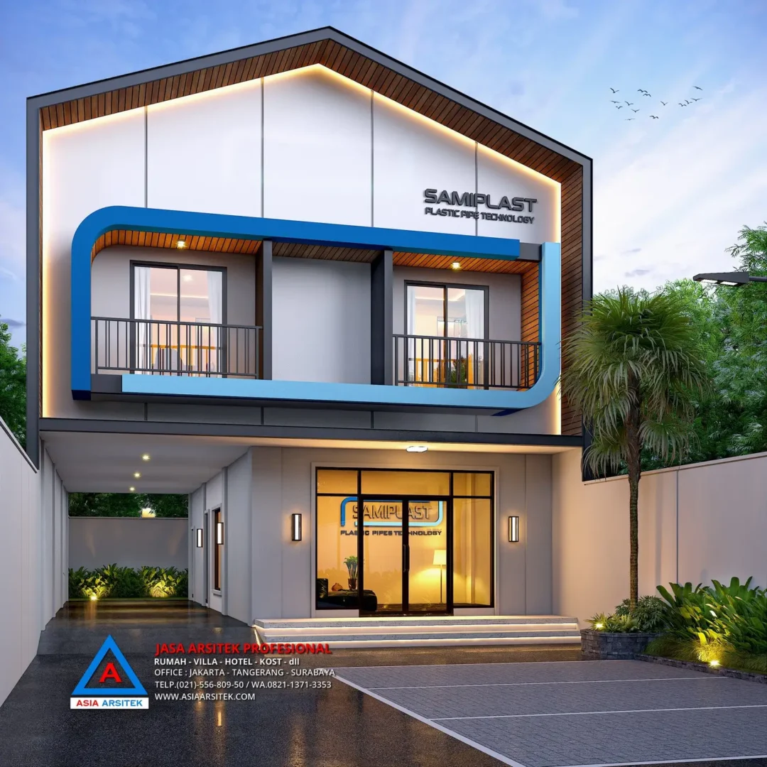 Jasa Arsitek Desain Kantor 2 Lantai di Serpong Tangerang Selatan, Desain Kantor Pribadi, Desain kantor minimalis modern, Desain Kantor Modern, Desain Kantor Minimalis tampak depan, Inspirasi desain kantor, Desain kantor mewah,
