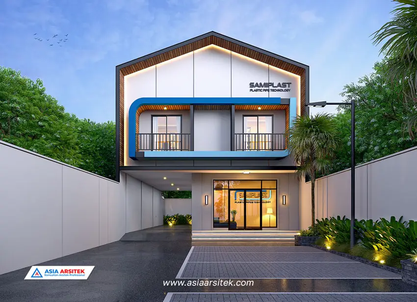 Jasa Arsitek Desain Kantor 2 Lantai di Serpong Tangerang Selatan, Desain Kantor Pribadi, Desain kantor minimalis modern, Desain Kantor Modern, Desain Kantor Minimalis tampak depan, Inspirasi desain kantor, Desain kantor mewah,