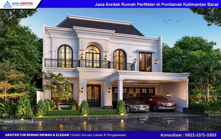 Jasa Arsitek Rumah PerMeter di Pontianak Kalimantan Barat