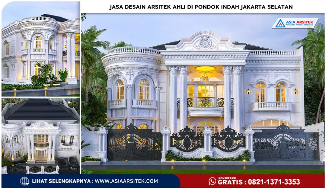 Jasa Desain Arsitek Ahli di Pondok Indah Jakarta Selatan