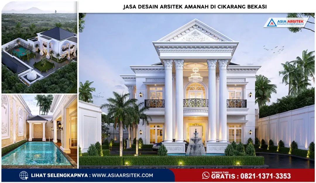 Jasa Desain Arsitek Amanah di Cikarang Bekasi