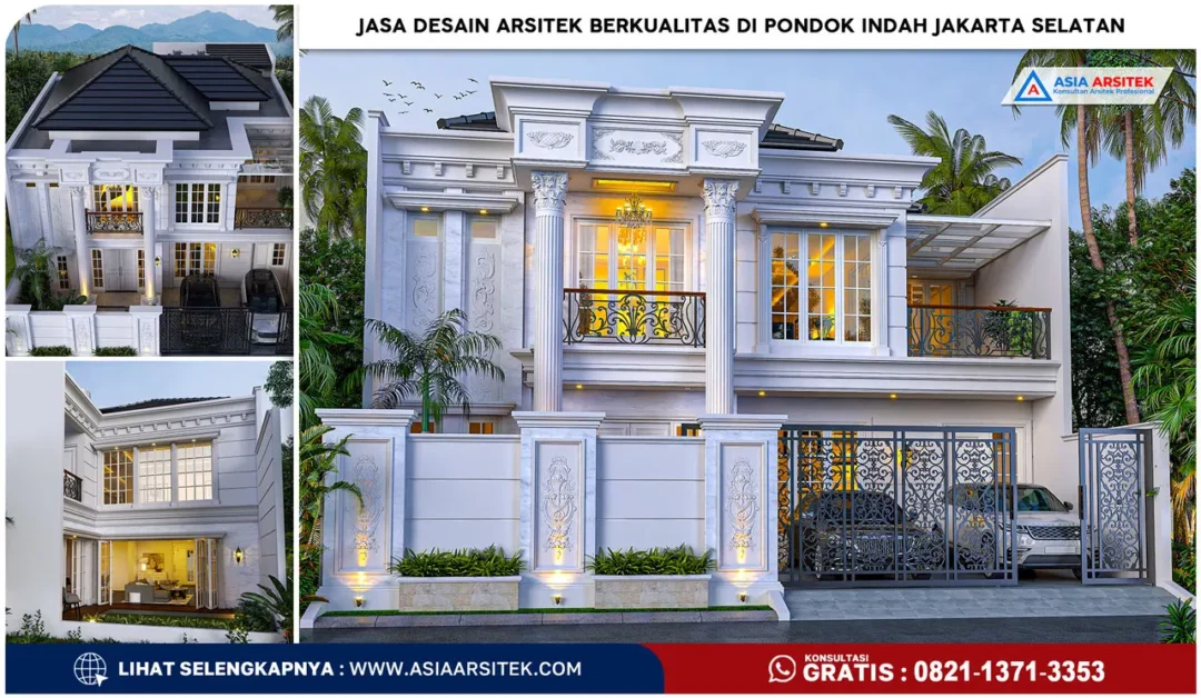 Jasa Desain Arsitek Berkualitas di Pondok Indah Jakarta Selatan