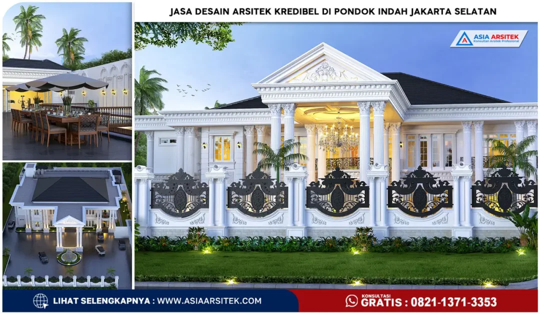 Jasa Desain Arsitek Kredibel di Pondok Indah Jakarta Selatan