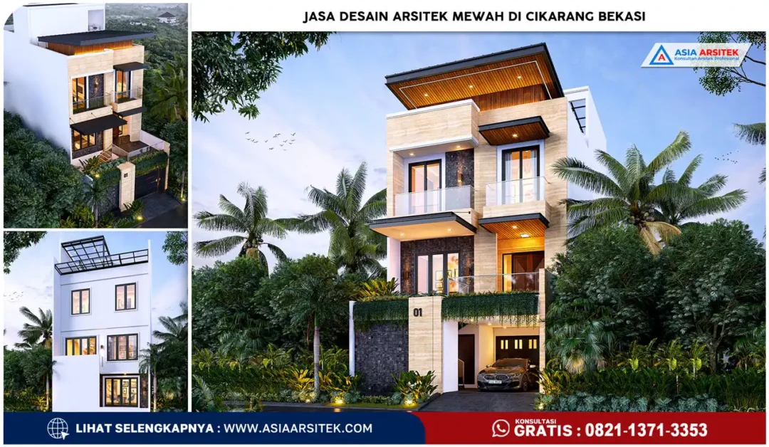Jasa Desain Arsitek Mewah di Cikarang Bekasi