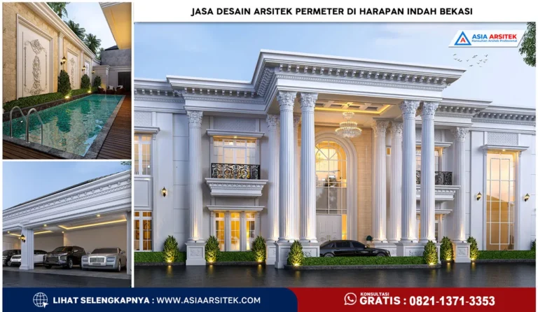 Jasa Desain Arsitek PerMeter di Harapan Indah Bekasi