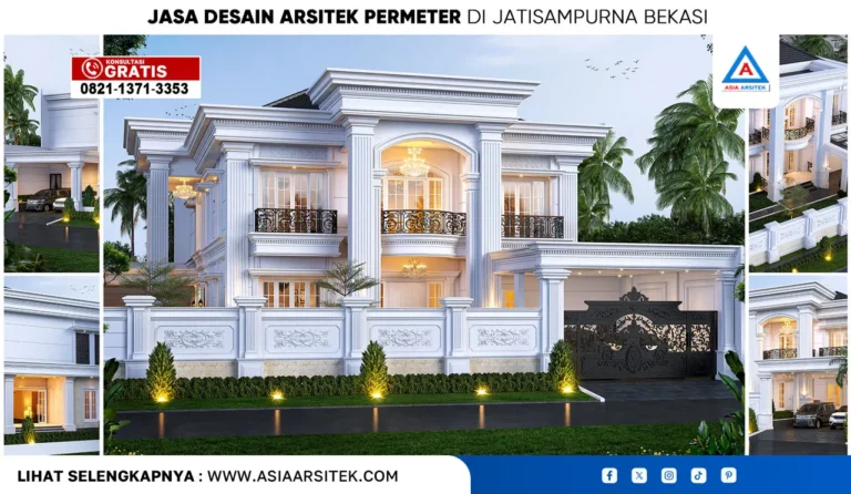 Jasa Desain Arsitek PerMeter di Jatisampurna Bekasi