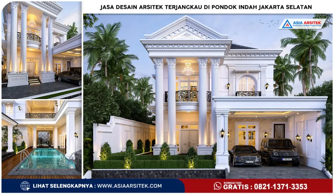 Jasa Desain Arsitek Terjangkau di Pondok Indah Jakarta Selatan