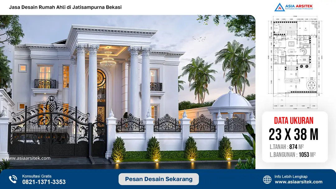 Jasa Desain Rumah Ahli di Jatisampurna Bekasi Gambar Rumah Mewah Klasik Minimalis, Desain Rumah Mewah Klasik, Jasa Desain Rumah Bekasi, Jasa Arsitek Bekasi, Arsitek Jakarta Selatan, Jasa Desain Rumah Rumah, Jasa Desain Rumah, jasa arsitek rumah, jasa desain arsitek, jasa desain interior, harga jasa desain rumah, harga jasa arsitek rumah, harga jasa arsitek per m2, jasa desain rumah gratis, jasa desain rumah murah, jasa desain rumah dan rab, jasa desain rumah mewah, jasa desain rumah klasik, desain rumah 1 lantai, desain rumah 2 lantai, asia arsitek 1 lantai, asia arsitek 2 lantai