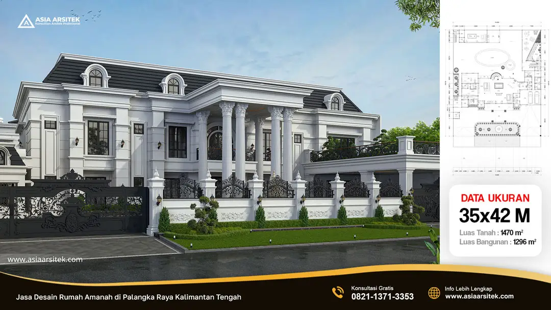 Jasa Desain Rumah Amanah di Palangka Raya Kalimantan Tengah Gambar Arsitek Rumah Mewah Klasik, Desain Rumah Mewah Klasik, Jasa Desain Rumah Kalimantan Tengah, Jasa Arsitek Kalimantan Tengah, Arsitek Kalimantan Tengah, Jasa Desain Rumah Rumah, Jasa Desain Rumah, jasa arsitek rumah, jasa desain arsitek, jasa desain interior, harga jasa desain rumah, harga jasa arsitek rumah, harga jasa arsitek per m2, jasa desain rumah gratis, jasa desain rumah murah, jasa desain rumah dan rab, jasa desain rumah mewah, jasa desain rumah klasik, desain rumah 1 lantai, desain rumah 2 lantai, asia arsitek 1 lantai, asia arsitek 2 lantai