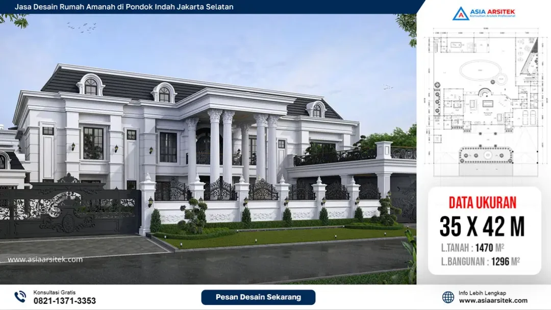 Jasa Desain Rumah Amanah di Pondok Indah Jakarta Selatan Gambar Rumah Mewah Klasik Minimalis, Desain Rumah Mewah Klasik, Jasa Desain Rumah Jakarta Selatan, Jasa Arsitek Jakarta Selatan, Arsitek Jakarta Selatan, Jasa Desain Rumah Rumah, Jasa Desain Rumah, jasa arsitek rumah, jasa desain arsitek, jasa desain interior, harga jasa desain rumah, harga jasa arsitek rumah, harga jasa arsitek per m2, jasa desain rumah gratis, jasa desain rumah murah, jasa desain rumah dan rab, jasa desain rumah mewah, jasa desain rumah klasik, desain rumah 1 lantai, desain rumah 2 lantai, asia arsitek 1 lantai, asia arsitek 2 lantai