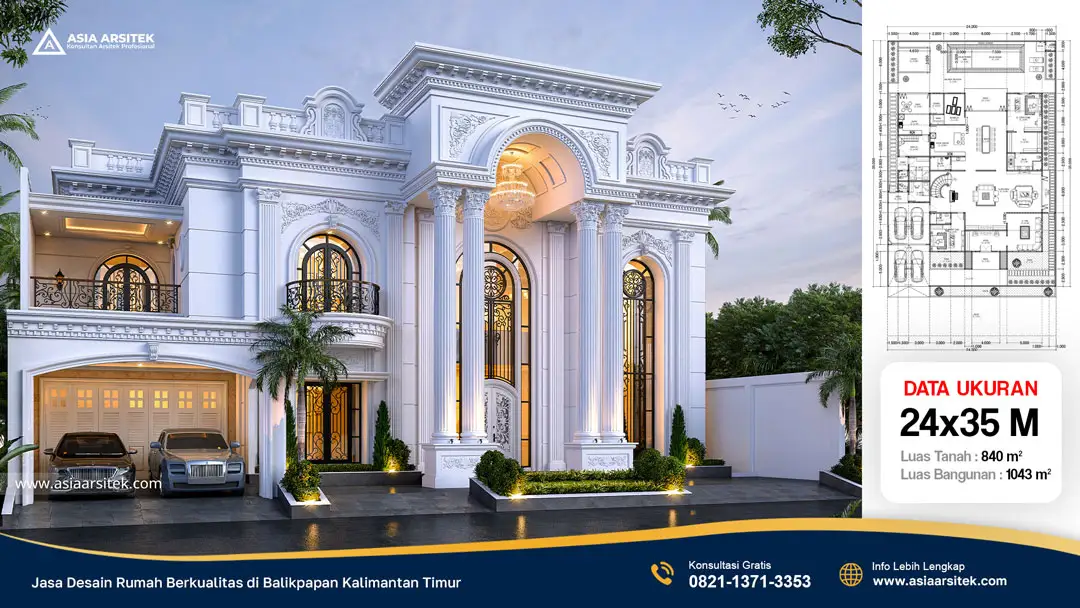 Jasa Desain Rumah Berkualitas di Balikpapan Kalimantan Timur Gambar Desain Rumah Mewah Klasik, Desain Rumah Mewah Klasik, Jasa Desain Rumah Kalimantan Timur, Jasa Arsitek Kalimantan Timur, Arsitek Kalimantan Timur, Jasa Desain Rumah Rumah, Jasa Desain Rumah, jasa arsitek rumah, jasa desain arsitek, jasa desain interior, harga jasa desain rumah, harga jasa arsitek rumah, harga jasa arsitek per m2, jasa desain rumah gratis, jasa desain rumah murah, jasa desain rumah dan rab, jasa desain rumah mewah, jasa desain rumah klasik, desain rumah 1 lantai, desain rumah 2 lantai, asia arsitek 1 lantai, asia arsitek 2 lantai