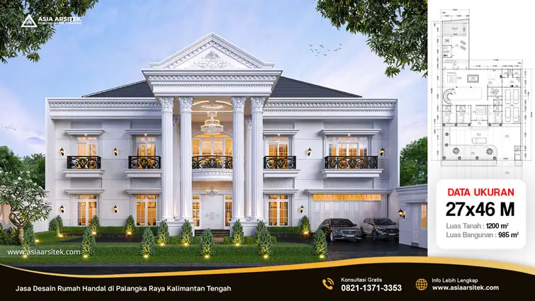 Jasa Desain Rumah Handal di Palangka Raya Kalimantan Tengah Gambar Arsitek Rumah Mewah Klasik, Desain Rumah Mewah Klasik, Jasa Desain Rumah Kalimantan Tengah, Jasa Arsitek Kalimantan Tengah, Arsitek Kalimantan Tengah, Jasa Desain Rumah Rumah, Jasa Desain Rumah, jasa arsitek rumah, jasa desain arsitek, jasa desain interior, harga jasa desain rumah, harga jasa arsitek rumah, harga jasa arsitek per m2, jasa desain rumah gratis, jasa desain rumah murah, jasa desain rumah dan rab, jasa desain rumah mewah, jasa desain rumah klasik, desain rumah 1 lantai, desain rumah 2 lantai, asia arsitek 1 lantai, asia arsitek 2 lantai