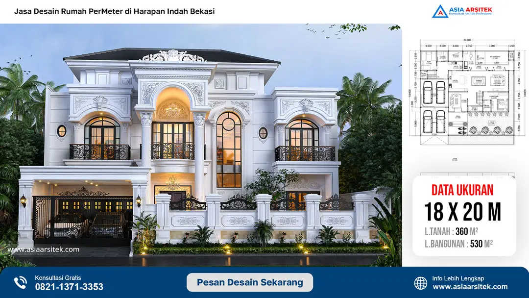 Jasa Desain Rumah PerMeter di Harapan Indah Bekasi Gambar Rumah Mewah Klasik Minimalis, Desain Rumah Mewah Klasik, Jasa Desain Rumah Bekasi, Jasa Arsitek Bekasi, Arsitek Jakarta Selatan, Jasa Desain Rumah Rumah, Jasa Desain Rumah, jasa arsitek rumah, jasa desain arsitek, jasa desain interior, harga jasa desain rumah, harga jasa arsitek rumah, harga jasa arsitek per m2, jasa desain rumah gratis, jasa desain rumah murah, jasa desain rumah dan rab, jasa desain rumah mewah, jasa desain rumah klasik, desain rumah 1 lantai, desain rumah 2 lantai, asia arsitek 1 lantai, asia arsitek 2 lantai
