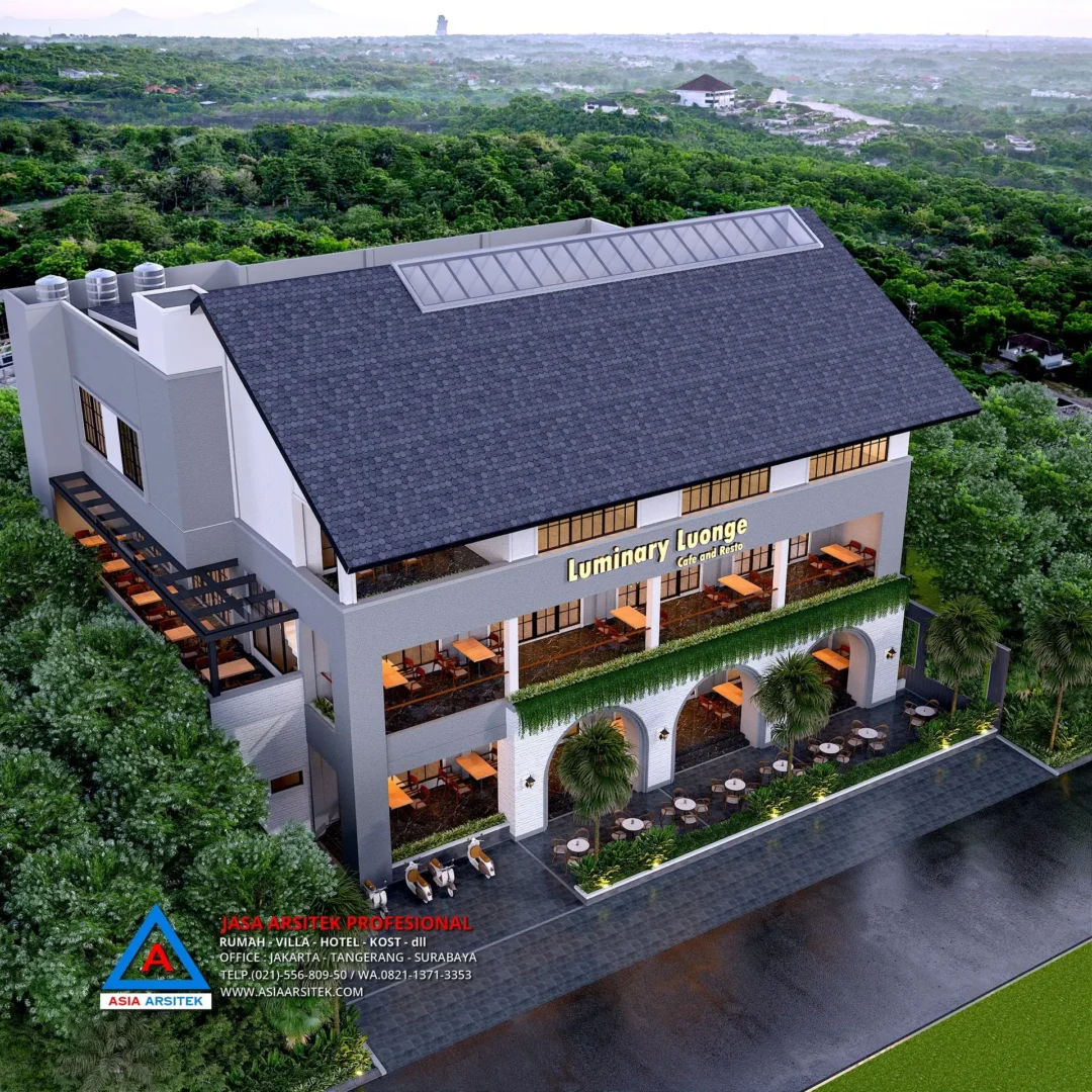 Jasa Arsitek Desain Cafe dan Resto 3 Lantai di Jogja Yogyakarta, Jasa desain cafe outdoor, Desain interior Cafe Kekinian, Desain cafe minimalis, Desain cafe Minimalis Low budget, Desain Cafe Minimalis outdoor, Jasa Desain Interior,