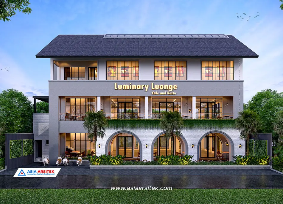 Jasa Arsitek Desain Cafe dan Resto 3 Lantai di Jogja Yogyakarta, Jasa desain cafe outdoor, Desain interior Cafe Kekinian, Desain cafe minimalis, Desain cafe Minimalis Low budget, Desain Cafe Minimalis outdoor, Jasa Desain Interior,