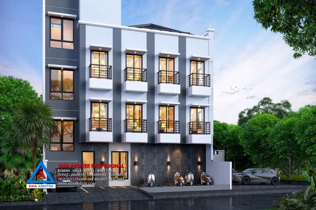 Jasa Arsitek Desain Kos Kosan 3 Lantai di Kembangan Jakarta Barat, jasa desain rumah kost, contoh desain kos kosan, contoh desain kos kosan minimalis, contoh desain kos kosan sederhana, contoh desain rumah kost, contoh desain rumah kost 2 lantai, desain bangunan kost minimalis, asia arsitek jasa arsitek desain rumah villa kost hotel, arsitek rumah kost,