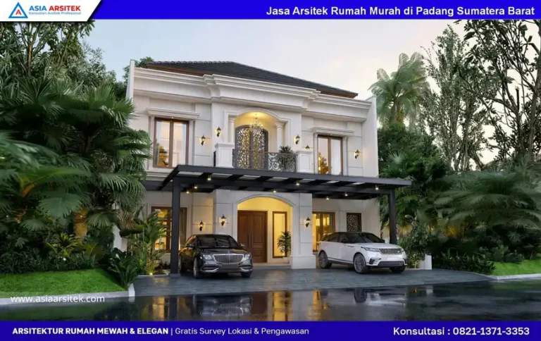 Jasa Arsitek Rumah Murah di Padang Sumatera Barat