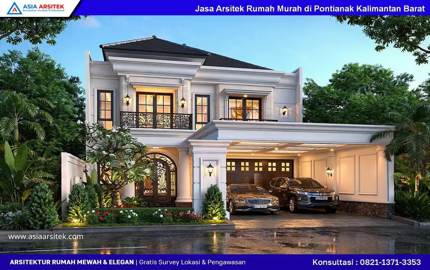 Jasa Arsitek Rumah Murah di Pontianak Kalimantan Barat
