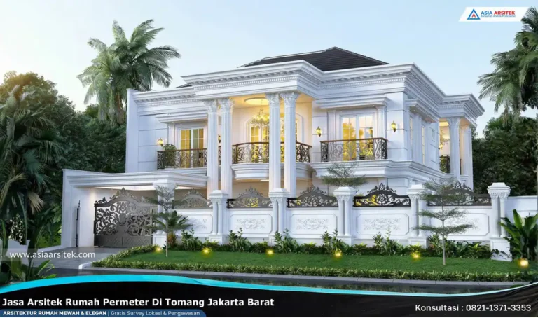 Jasa Arsitek Rumah PerMeter di Tomang Jakarta Barat