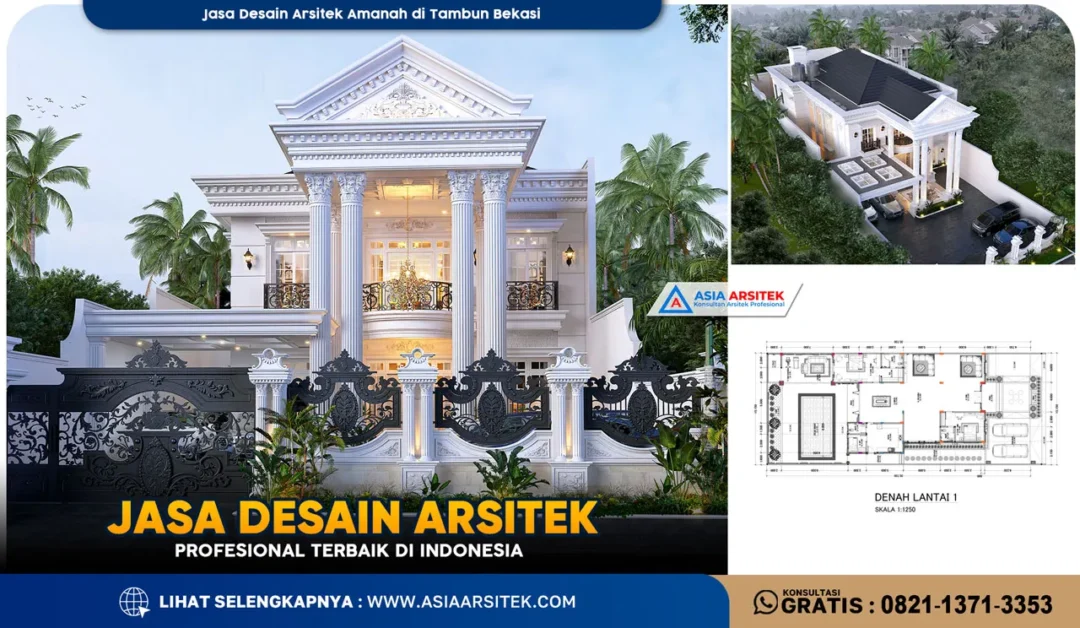 Jasa Desain Arsitek Amanah di Tambun Bekasi