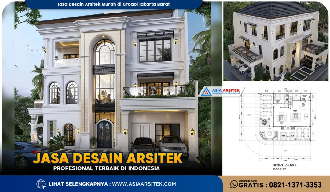 Jasa Desain Arsitek Murah di Grogol Jakarta Barat