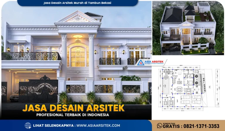 Jasa Desain Arsitek Murah di Tambun Bekasi