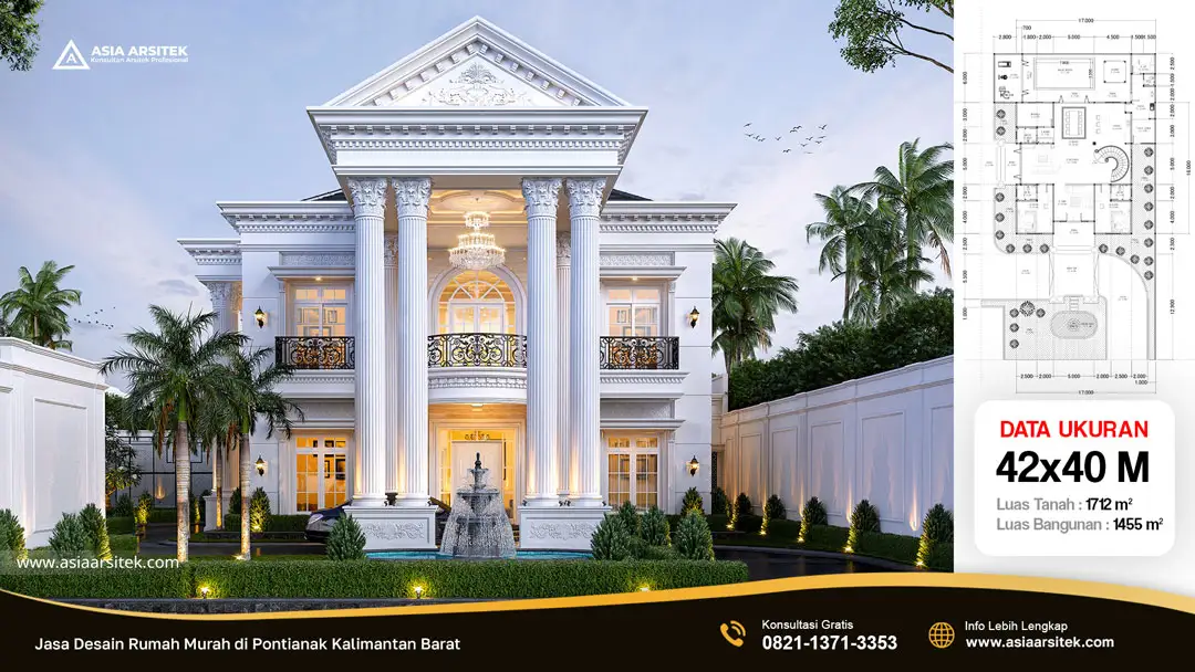 Jasa Desain Rumah Murah di Pontianak Kalimantan Barat Gambar Arsitek Rumah Mewah Klasik, Desain Rumah Mewah Klasik, Jasa Desain Rumah Kalimantan Barat, Jasa Arsitek Kalimantan Barat, Arsitek Kalimantan Barat, Jasa Desain Rumah Rumah, Jasa Desain Rumah, jasa arsitek rumah, jasa desain arsitek, jasa desain interior, harga jasa desain rumah, harga jasa arsitek rumah, harga jasa arsitek per m2, jasa desain rumah gratis, jasa desain rumah murah, jasa desain rumah dan rab, jasa desain rumah mewah, jasa desain rumah klasik, desain rumah 1 lantai, desain rumah 2 lantai, asia arsitek 1 lantai, asia arsitek 2 lantai