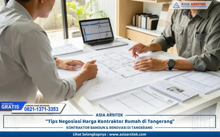 proses negosiasi harga kontraktor Tangerang antara pemilik rumah dan kontraktor proyek