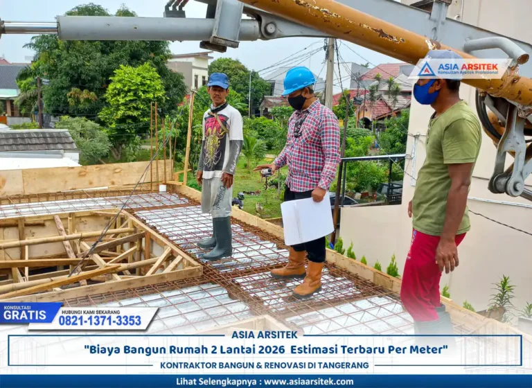 biaya rumah 2 lantai 2026 untuk pembangunan hunian modern dua lantai