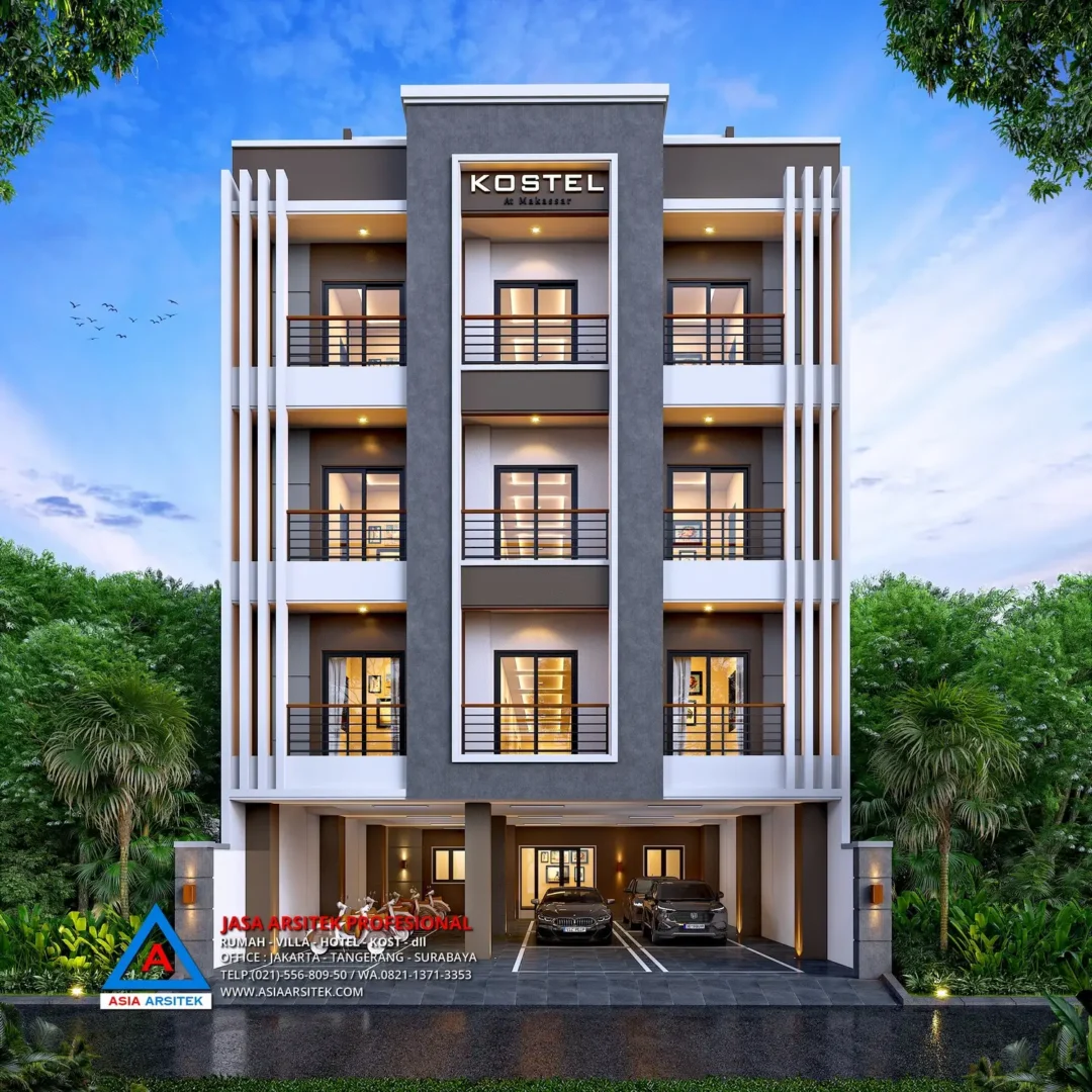 Jasa Arsitek Desain Rumah Kost 5 Lantai di Makassar, jasa desain rumah kost, contoh desain kos kosan, contoh desain kos kosan minimalis, contoh desain kos kosan sederhana, contoh desain rumah kost, contoh desain rumah kost 2 lantai, desain bangunan kost minimalis, asia arsitek jasa arsitek desain rumah villa kost hotel, arsitek rumah kost,