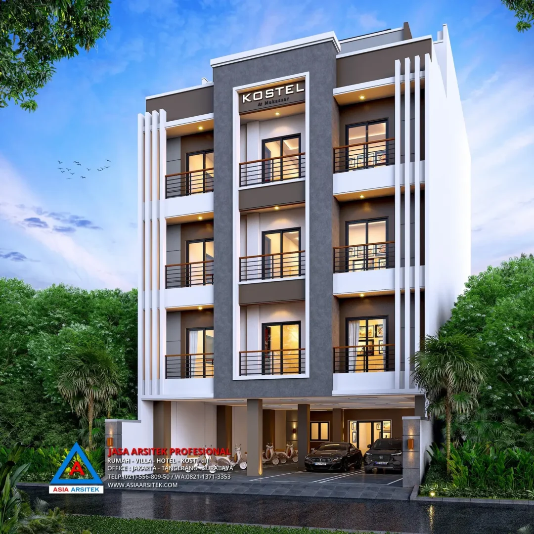 Jasa Arsitek Desain Rumah Kost 5 Lantai di Makassar, jasa desain rumah kost, contoh desain kos kosan, contoh desain kos kosan minimalis, contoh desain kos kosan sederhana, contoh desain rumah kost, contoh desain rumah kost 2 lantai, desain bangunan kost minimalis, asia arsitek jasa arsitek desain rumah villa kost hotel, arsitek rumah kost,