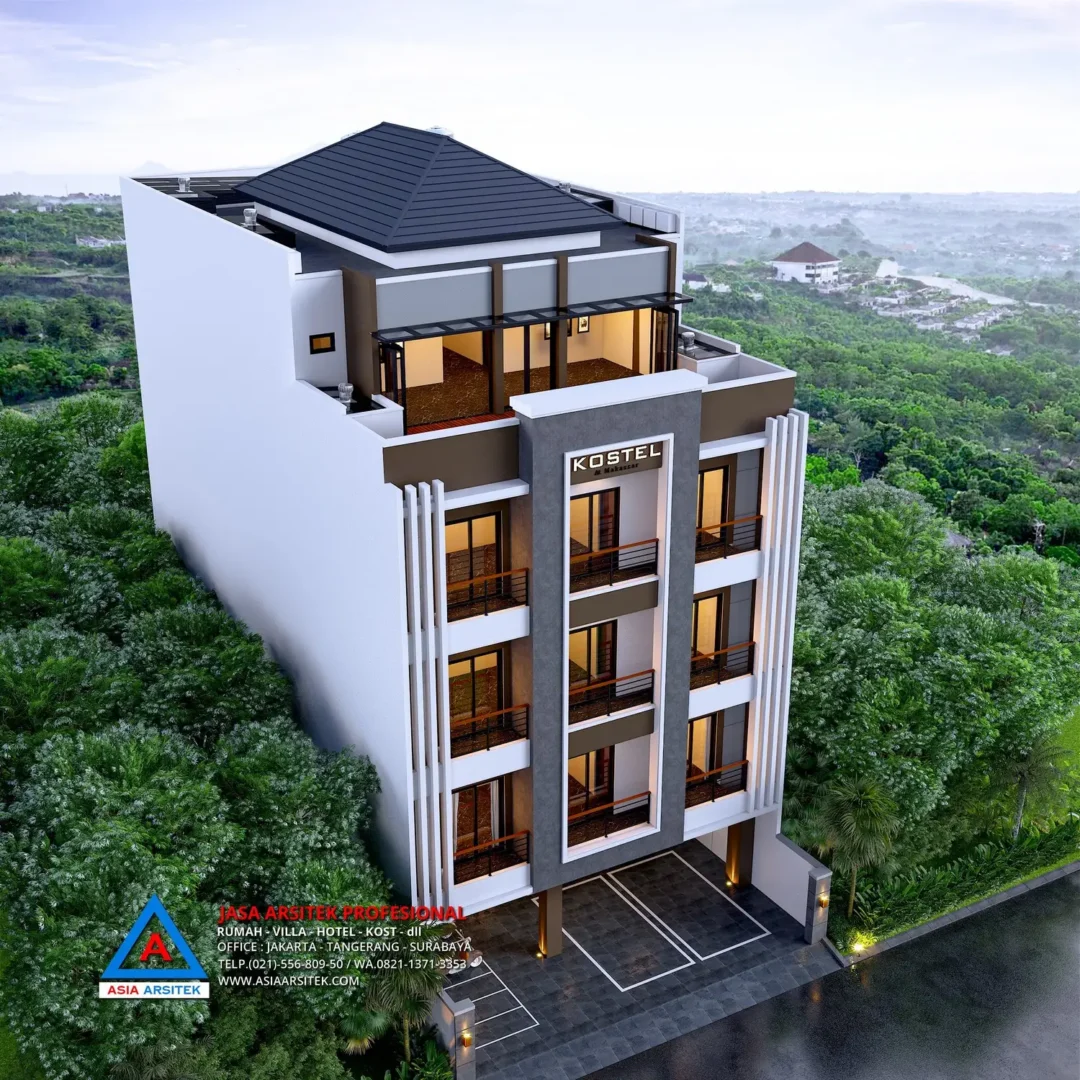 Jasa Arsitek Desain Rumah Kost 5 Lantai di Makassar, jasa desain rumah kost, contoh desain kos kosan, contoh desain kos kosan minimalis, contoh desain kos kosan sederhana, contoh desain rumah kost, contoh desain rumah kost 2 lantai, desain bangunan kost minimalis, asia arsitek jasa arsitek desain rumah villa kost hotel, arsitek rumah kost,
