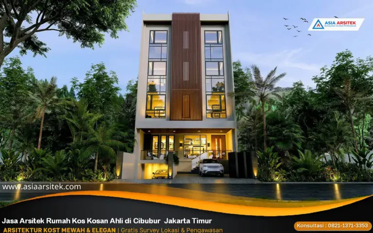 Jasa Arsitek Rumah Kos Kosan Ahli di Cibubur Jakarta Timur