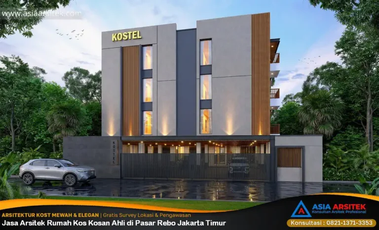 Jasa Arsitek Rumah Kos Kosan Ahli di Pasar Rebo Jakarta Timur
