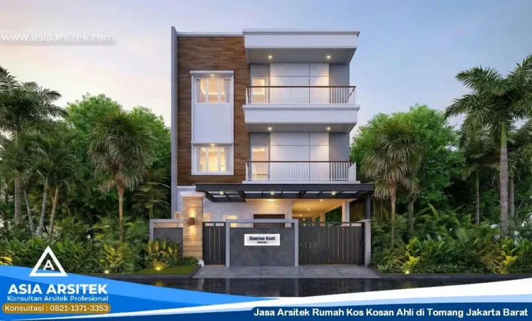 Jasa Arsitek Rumah Kos Kosan Ahli di Tomang Jakarta Barat