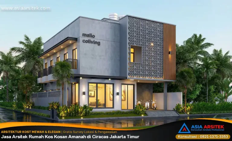 Jasa Arsitek Rumah Kos Kosan Amanah di Ciracas Jakarta Timur