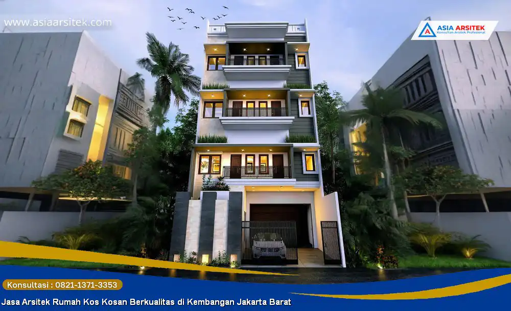Jasa Arsitek Rumah Kos Kosan Berkualitas di Kembangan Jakarta Barat