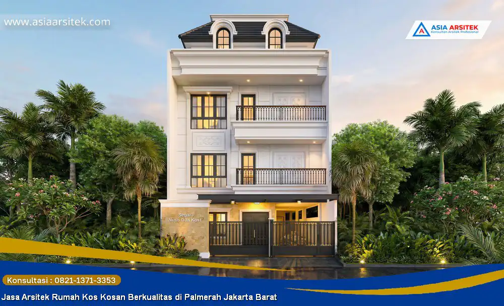Jasa Arsitek Rumah Kos Kosan Berkualitas di Palmerah Jakarta Barat