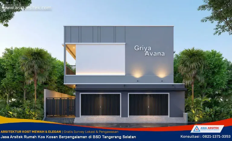 Jasa Arsitek Rumah Kos Kosan Berpengalaman di BSD Tangerang Selatan