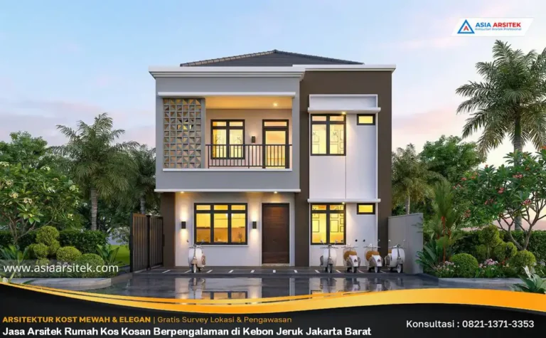 Jasa Arsitek Rumah Kos Kosan Berpengalaman di Kebon Jeruk Jakarta Barat