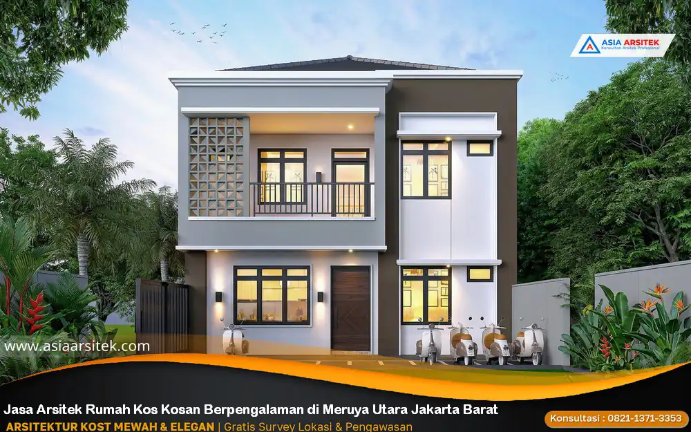 Jasa Arsitek Rumah Kos Kosan Berpengalaman di Meruya Utara Jakarta Barat
