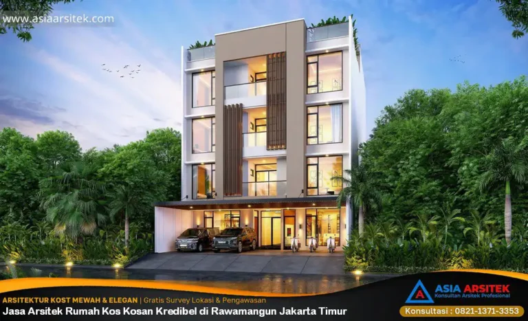 Jasa Arsitek Rumah Kos Kosan Kredibel di Rawamangun Jakarta Timur
