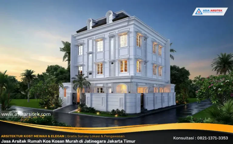Jasa Arsitek Rumah Kos Kosan Murah di Jatinegara Jakarta Timur