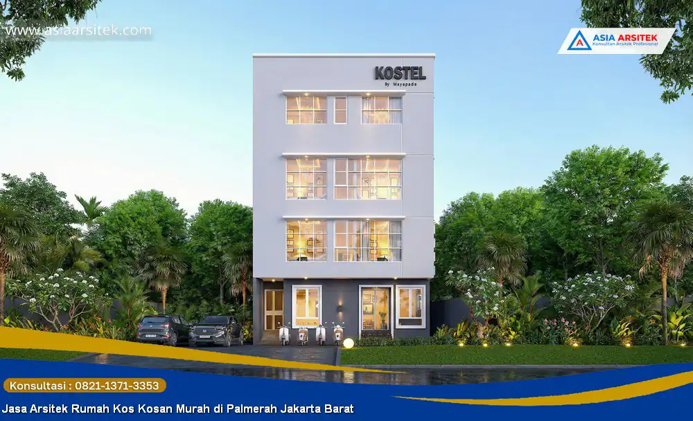 Jasa Arsitek Rumah Kos Kosan Murah di Palmerah Jakarta Barat