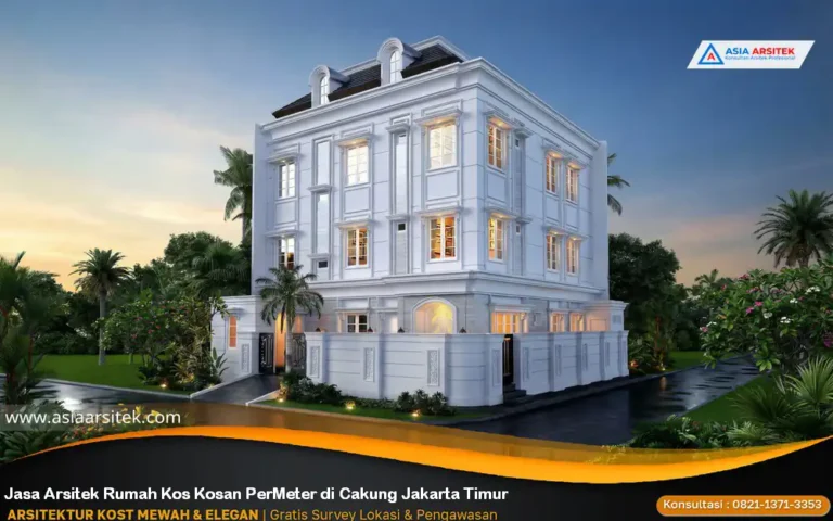 Jasa Arsitek Rumah Kos Kosan PerMeter di Cakung Jakarta Timur